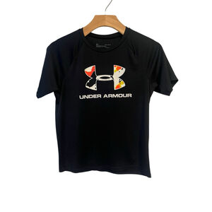Under Armour Performance T-Shirt Youth Size L Short Sleeve Activewear Crew Neck